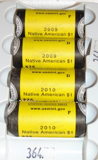 $100 face value in 2009, 2010 Native American Dollars.