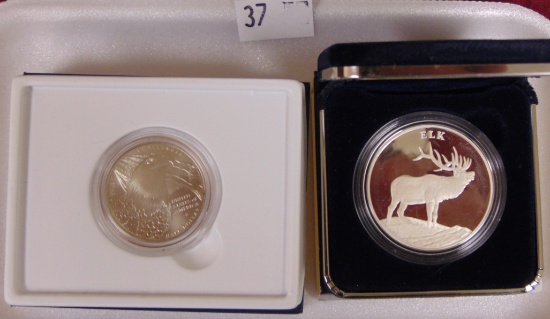 2003 National Wildlife 90% Silver Medal. 2008 UNC Bald Eagle Half Dollar.