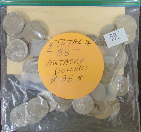 (35) Susan B. Anthony Dollars 1979 P, D, S.