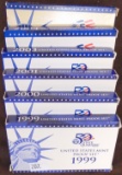 (6) U.S. Mint Proof Sets: 1999-2005.