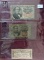 Series 1874 25¢ Fractional Note. Series 1874 10¢ Fractional Note. 6th Series Confederate States Bond