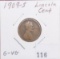 1909-S Lincoln Cent G-VG.