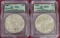 1987, 1989 Silver Eagle ICG MS69, MS69.