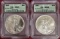 1991, 1993 Silver Eagle ICG MS69, MS69.