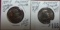 (2) 1979-P Anthony Dollars (narrow and wide rims, key pair).