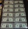 (12) 2021 $1 FRN UNC (all 12 Banks). WOW!