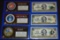 (3) 2013 $2 FRN Army, Air Force, Marines, UNC.
