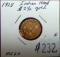 1928 $2.50 Gold Quarter Eagle MS60 Plus (Indian Head).