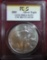 2005 Silver Eagle PCGS Gem Brilliant UNC.