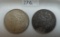 1900, 1921 Morgan Dollars.