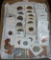 Variety: India and Military Currency. Various Half Dollars, Cents, Foreign Coins, Tokens.