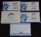 (5) U.S. Proof Sets: 2005-2009.