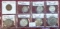 Variety: 90% Silver Quarters and Half Dollars. Also an Ike Dollar.