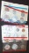 (2) 1968 UNC Sets. 1969 UNC Set P, D.