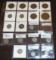 Variety: (6) Large Cents (some culls). (3) Silver Dimes. (6) misc. Nickels. (2) Cents.
