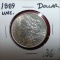1889 Morgan Dollar.