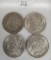 (4) Morgan Dollars: (3) 1889, 1889-O.