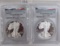 (2) 2015-W Silver Eagles PCGS PR70 DCAM. WOW!