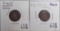 1875-CC, 1876-CC Seated Dimes.