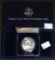 World War II 50th Anniversary Silver Dollar .900 Silver.