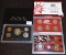 1995-S, 2000 U.S. Silver Proof Sets.