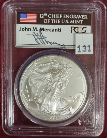 2013 Silver Eagle PCGS MS70 First Strike.