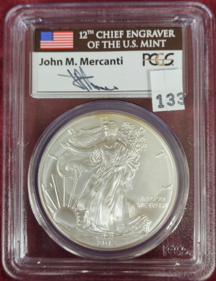 2013 Silver Eagle PCGS MS70 First Strike.