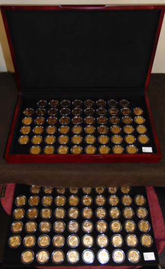 (112) Gold Plated State/National Parks Quarters.