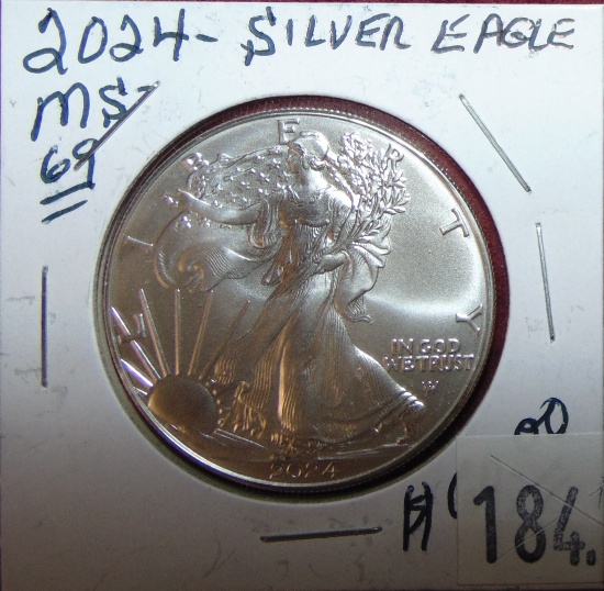 2024 Silver Eagle MS69. WOW!