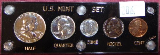 1957 U.S. Proof Set in Capitol Holder. WOW!