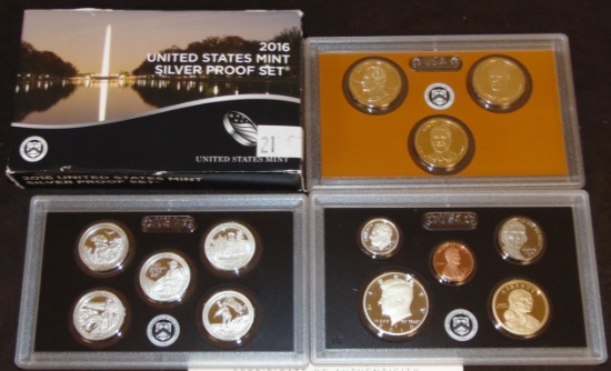 2016 U.S. Mint Silver Proof Set. ($1.85 in 90% Silver).