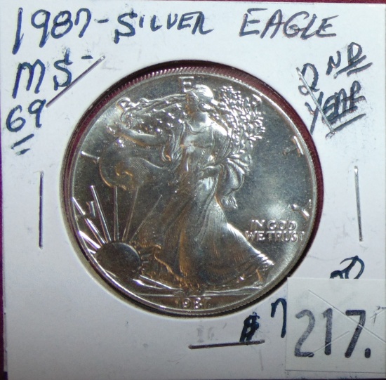 1987 Silver Eagle.