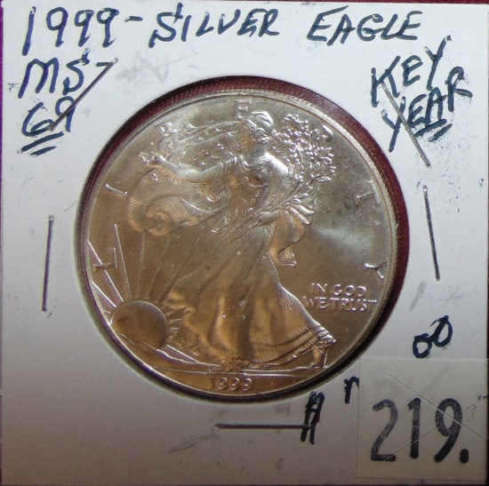 1999 Silver Eagle.
