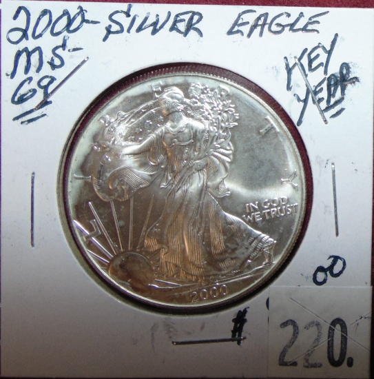 2000 Silver Eagle.