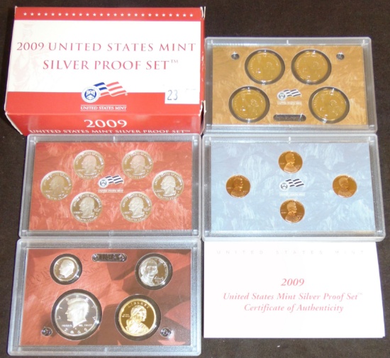 2009 U.S. Mint Silver Proof Set. ($2.10 in 90% Silver).