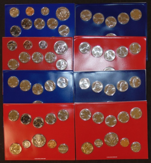 2016-2019 U.S. Mint UNC Coin Sets P, D. ($29.28 face value).
