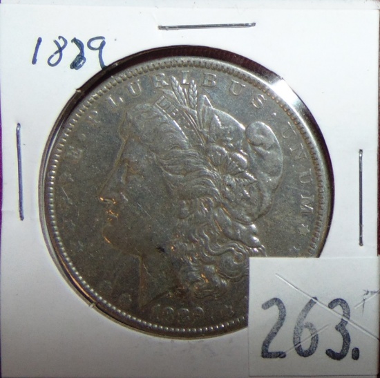 1889 Morgan Dollar.