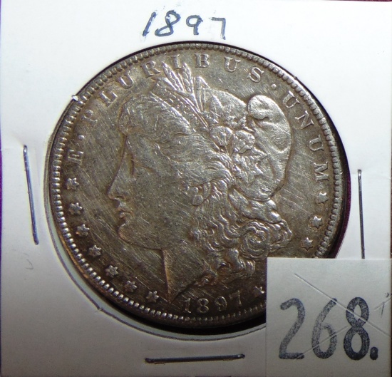 1897 Morgan Dollar.