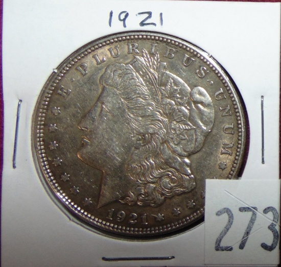 1921 Morgan Dollar.