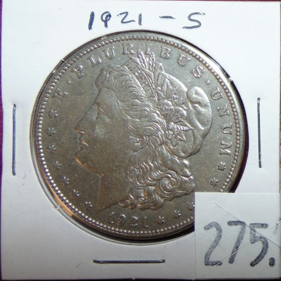 1921-S Morgan Dollar.