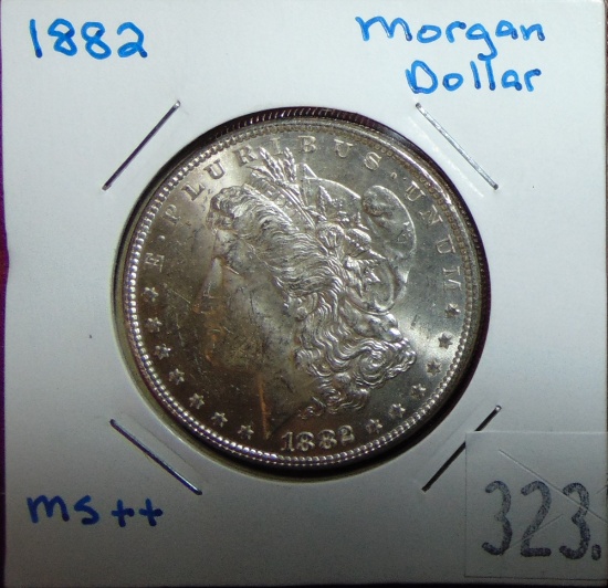 1882 Morgan Dollar.