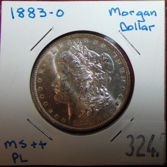 1883-O Morgan Dollar.