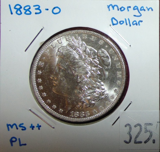 1883-O Morgan Dollar.