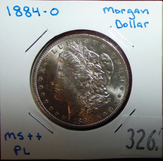 1884-O Morgan Dollar.