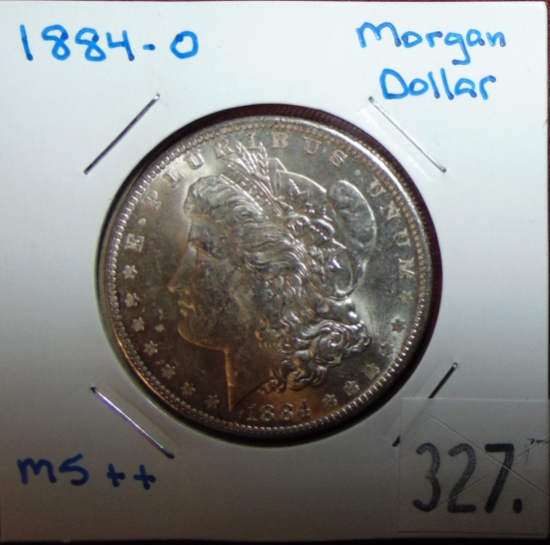 1884-O Morgan Dollar.