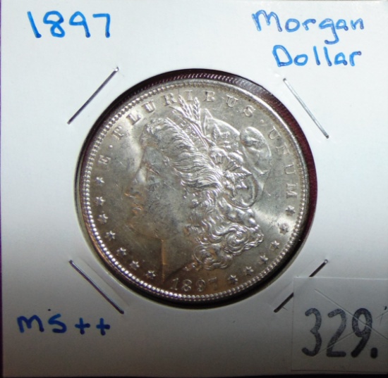 1897 Morgan Dollar.