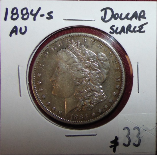 1884-S Morgan Dollar.