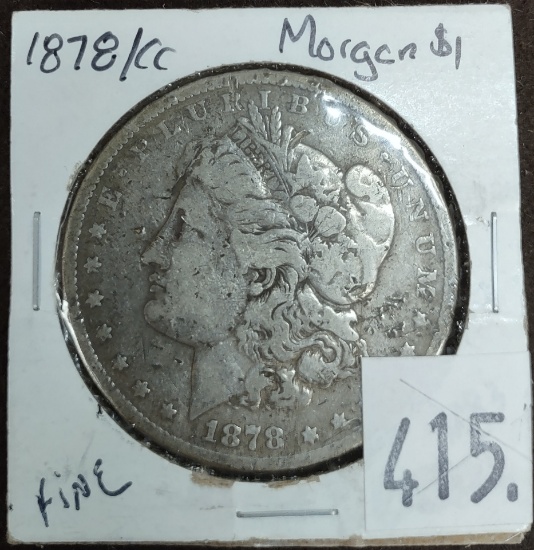 1878-CC Morgan Dollar.