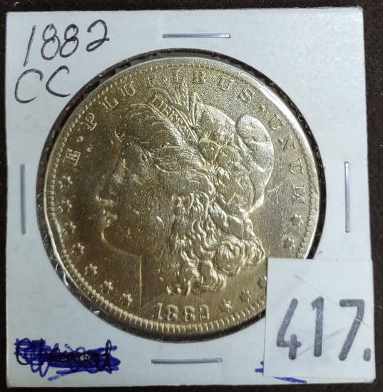1882-CC Morgan Dollar.