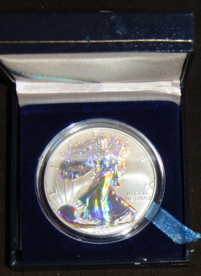 2006 Silver Eagle Hologram.